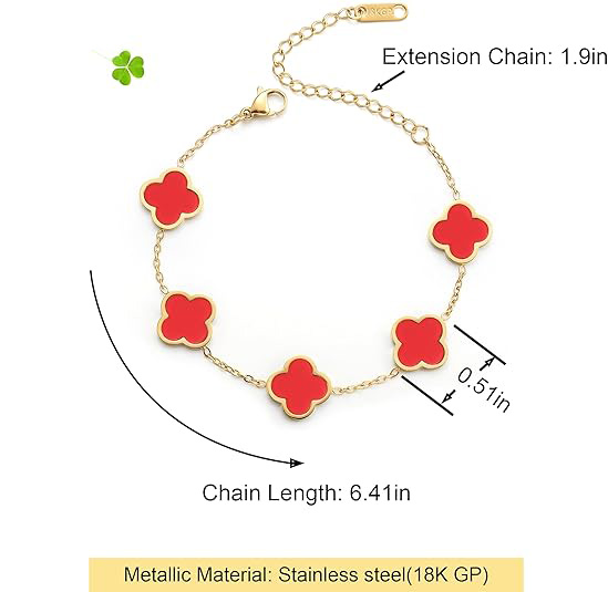 Red agate bracelet